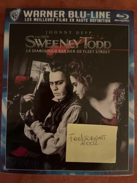 Tim Burton Sweeney Todd Blu-Ray Johnny Depp NEUF