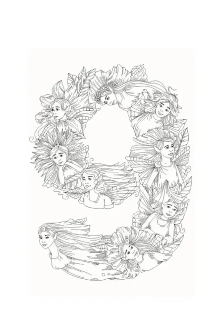 Sweet Dixie FAIRY NUMBER 9 Clear Stamp