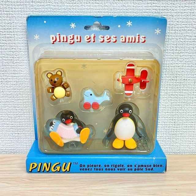 PINGU MASCOT FIGURE Set Rare Vintage Japan Unopened Boxed Toy