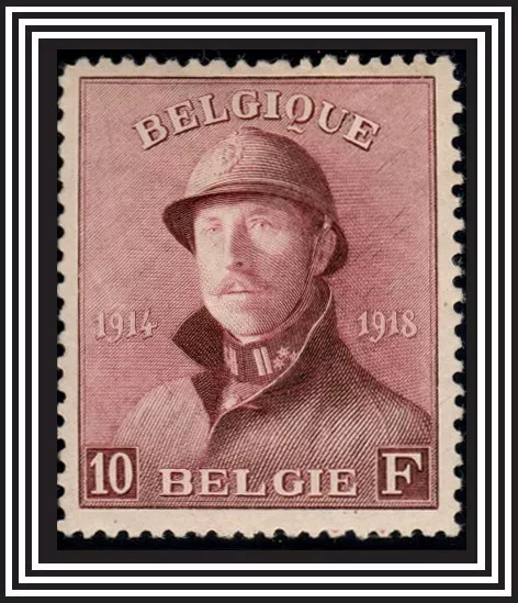 BELGIEN 158 * STAHLHELM = BELGIUM Scott #137 mh = BELGIE-BELGIQUE Yvert/OCB 178