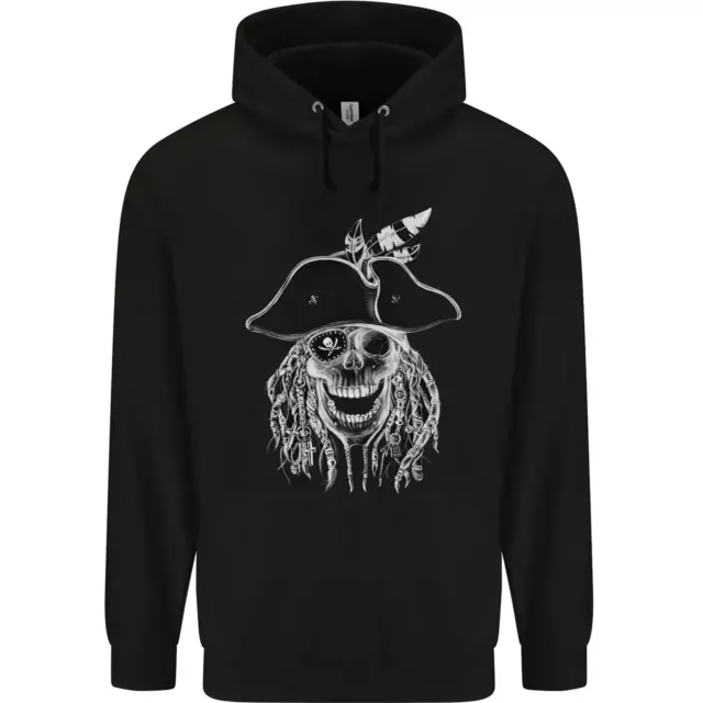 Teschio Pirata Bambini Felpa con Cappuccio