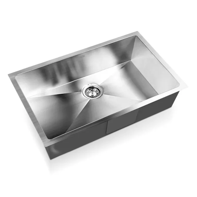 Cefito Kitchen Sink Basin Stainless Steel Under/Top/Flush Mount Bowl 700X450MM