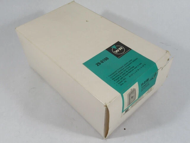 White-Rodgers 29-0198 Thermostat Guard 8.5"x5"x3.5" Transparent Cover NEW