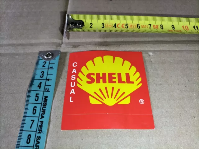 Autocollant Stickers Publicitaire Vintage de Collection Casual Shell Comme Image
