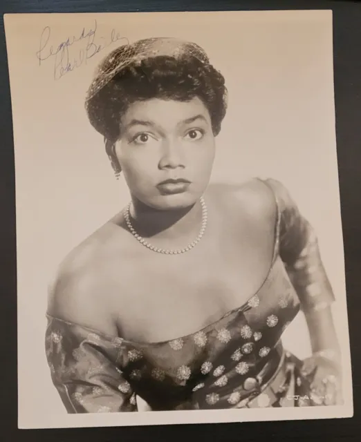 Pearl Bailey Signed Photo Jazz Musician Actress African American Autograph