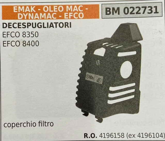 Filtre à Air Pour Tondeuse/ Débroussailleuse EMAK OLEO MAC 947 952 EFCO 147 152 - Remplace EMAK 50070036 - 4