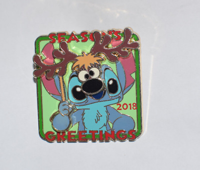 Disney Pin 131688 Seasons Greetings 2018 - Stitch