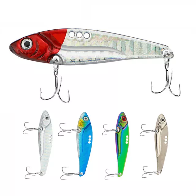 Fishing Accessories Spinner Spoon Trout Pike Fishing Lures Tackle Treble Hook Le