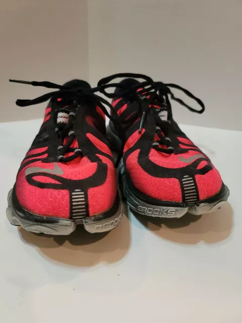 BROOKS PURE FLOW P2 Athletic Running Shoes Size 8 Women's Pink & Black ...