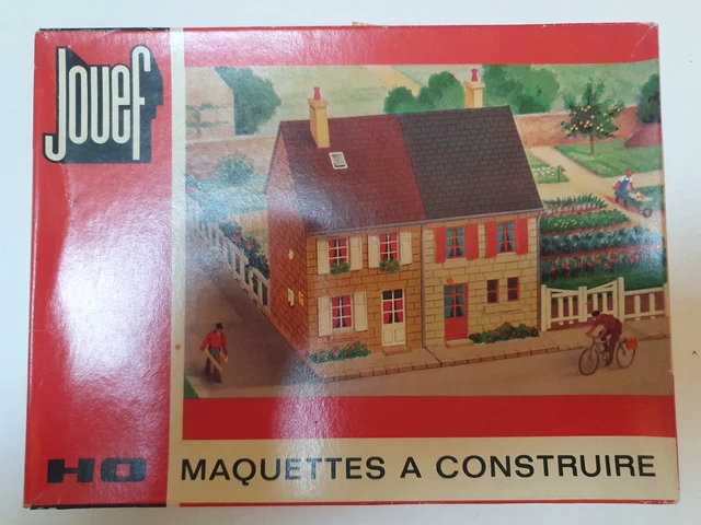JOUEF maquette à monter bloc 3 immeubles/commerces