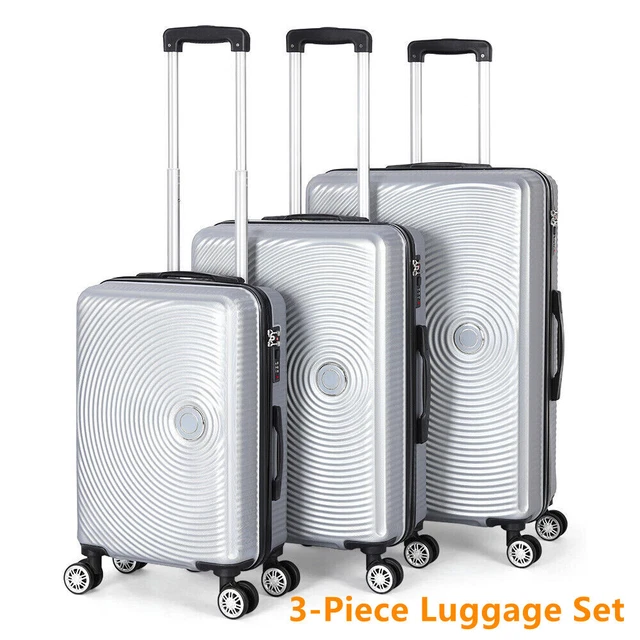 Luggage 3 Piece Set Suitcase Spinner Hardshell Lightweight Carry on TSA Lock