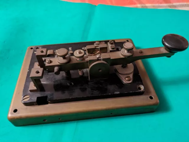 1930's Marconi Marine Type 365A Ships Morse Key - Excellent Condition
