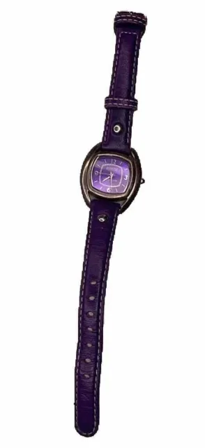 Women’s Wrist Watch Ecclissi Model 23384 Purple With Silver