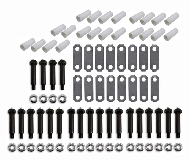 Trailer Suspension Kit Greaseable Tandem Axle Trailer Spring Suspension Rebuild Kit With Wet Bolts – 3500 Lb Short, Fits Many Trailers (SRK TA WB SE) Trailer Springs - Foto 2