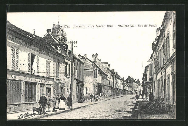 CPA Dormans, Rue de Paris