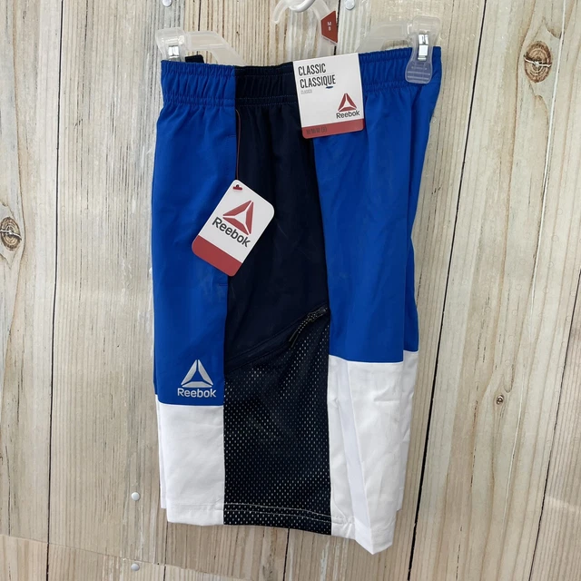 NEW! Reebok Classic Basketball Shorts/ Youth (M) (8) Blue Polyester NWT