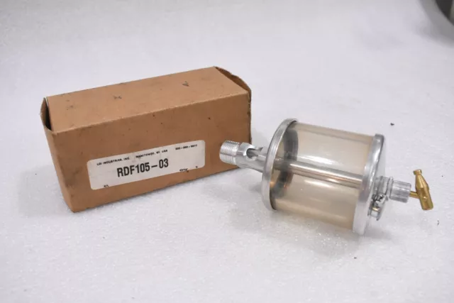 Ldi Industries Rdf105-03 Drop Feed Reservoir With Sight Window 3/8" Npt