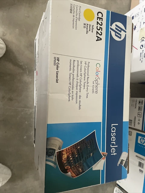 HP LaserJet Toner Yellow Cartridge HP OEM CE252YC (CE252A)