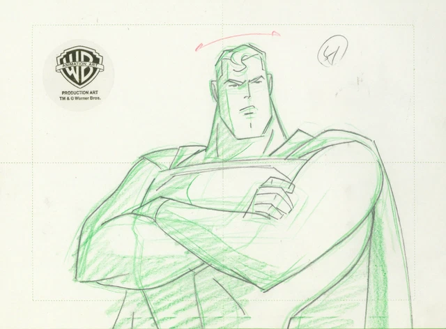 SUPERMAN ANIMATED SERIES-ORIGINAL Production Drawing-Superman-Warrior Queen £ - PicClick UK SUPERMAN ANIMATED SERIES-ORIGINAL Production Drawing-Superman-Warrior Queen £ - PicClick UK