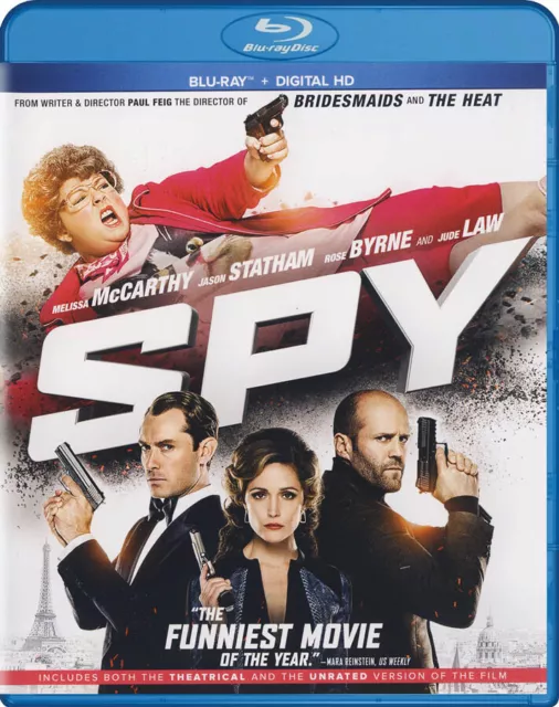 Spy (Theatrical and Unrated Version) (Blu-ray  New Blu