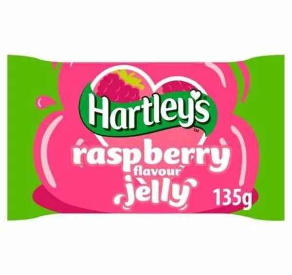 2X Hartleys Tablet Jelly Raspberry 135G 2