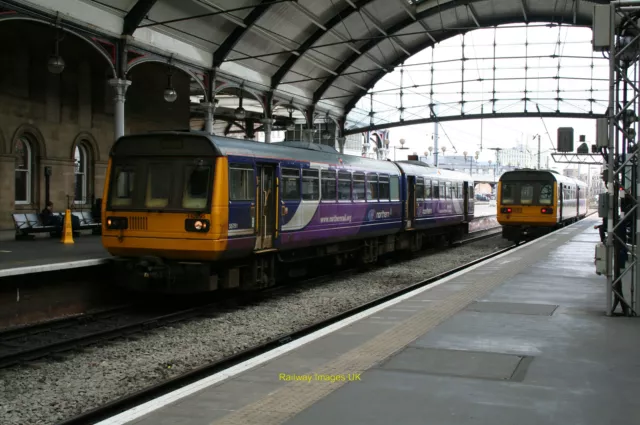 Railway Photo Class 142 DMU 6x4 Newcastle Central Station c2010