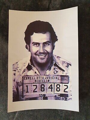 Pablo Escobar mugshot Vinyl sticker