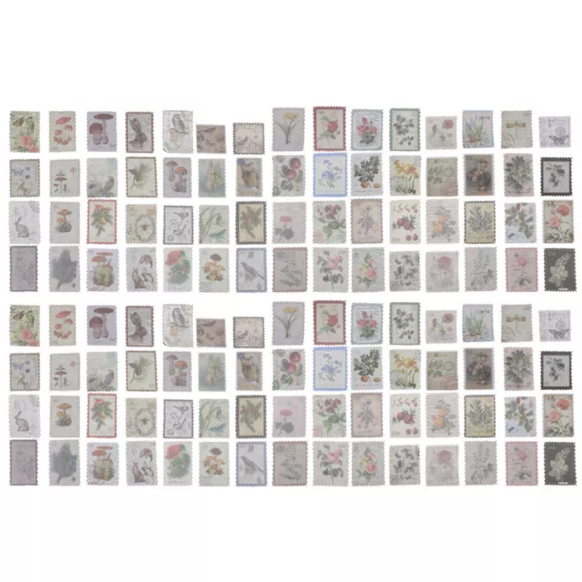 120 Sheets DIY Scrapbook Paper Plants Decor Easter Craft Tape Decorate