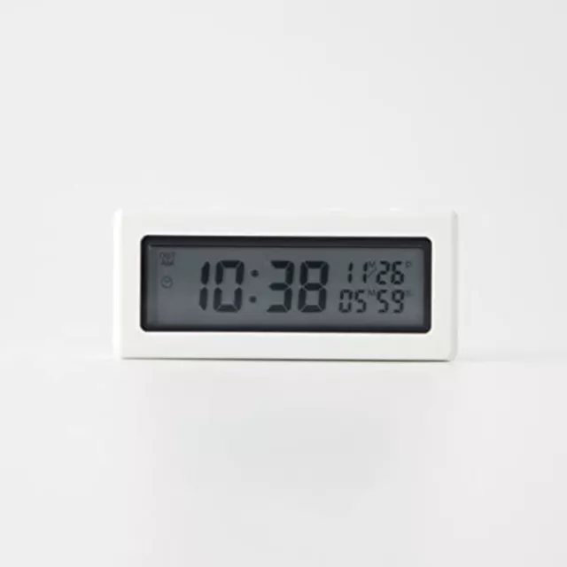 MUJI Digital Timer Clock white / Model: DKC-52 37494527 F/S w/Tracking# Japan