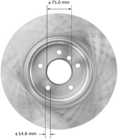 Bendix Premium Drum And Rotor Disc Brake Rotor P/N:Prt5945