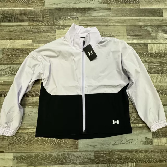 Under Armour Women's UA Woven Full-Zip Jacket Small NWT