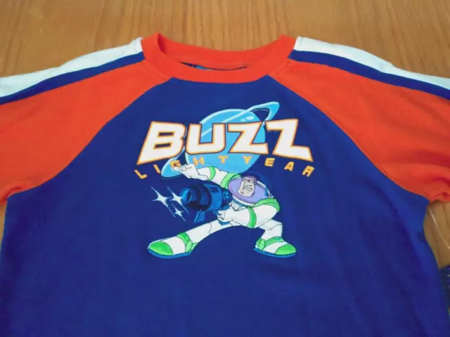 New WT Disney Toy Story Buzz Lightyear Long Sleeved Shirt Baby Boy's 5T