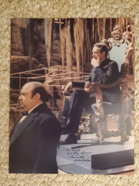 Patrick Mcgoohan The Prisoner Signed Autographed Photo Wow!!  To Jeff