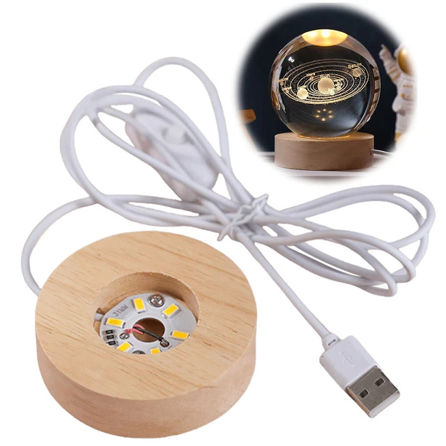 CRYSTAL GLASS LIGHT Base Stands LED Display Stands for Crystal Glass