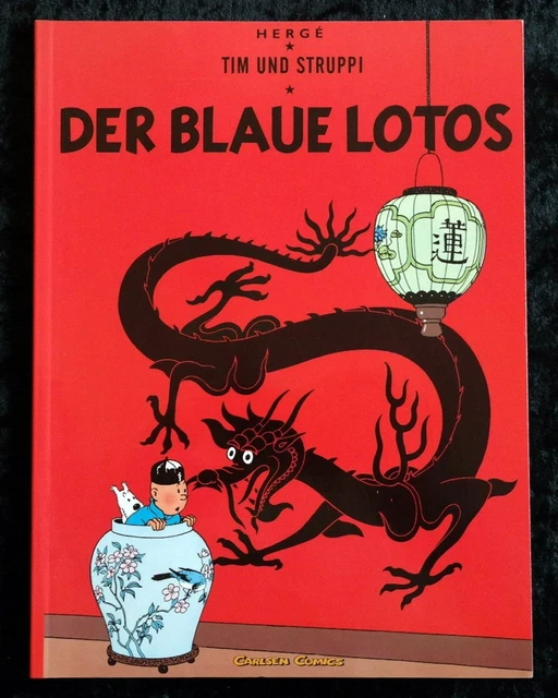 Tim und Struppi - Der blaue Lotus (Carlsen 1997)   TOP Zustand Z0-1