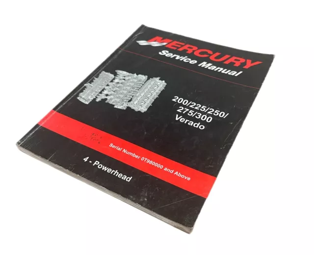 Mercury Service Manual #4 200/225/250/275/300 Verado  90-896583401