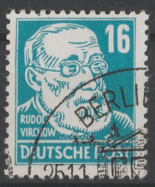 DDR 1952: Mi-Nr. 332 va XI (Köpfe II) gestempelt