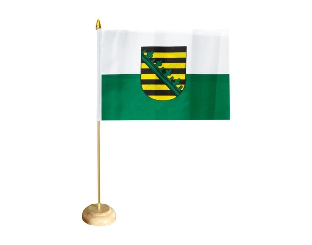 Bandiera Da Tavolo Germania &ndash; Turingia &ndash; 15x22 Cm &ndash; Digni