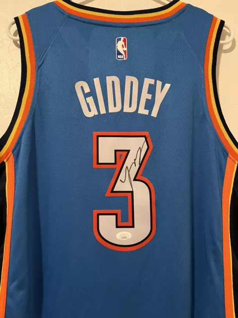 Josh Giddey Autographed Signed OKC Oklahoma City Thunder Jersey JSA COA