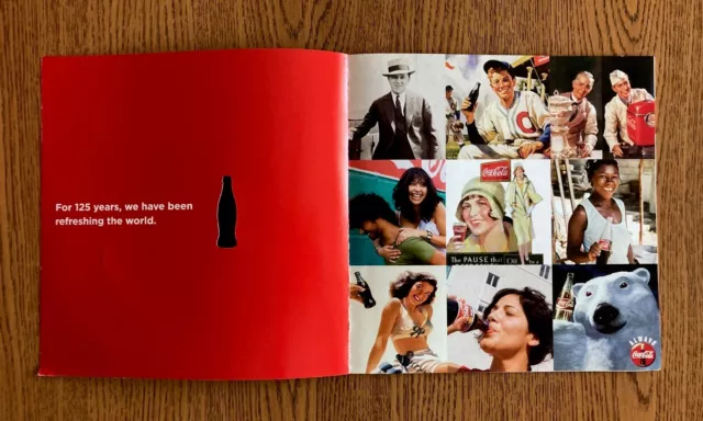 Book  COCA-COLA 125 YEARS OF SHARING  HAPPINESS - SHORT HISTORY OF COKE - clean!