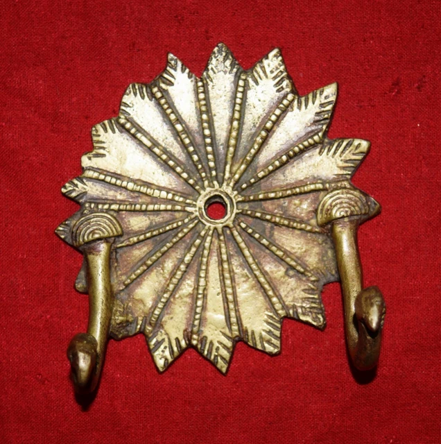 Leaf Golden Brass Wall Decor Hook Coat Key Chain Jacket Hanger Wall Decor ML18
