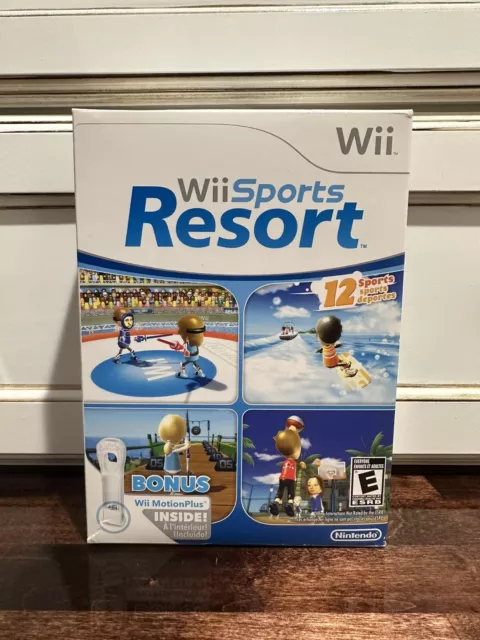 Nintendo Wii Sports Resort with 1 Motion Plus Adapter - New