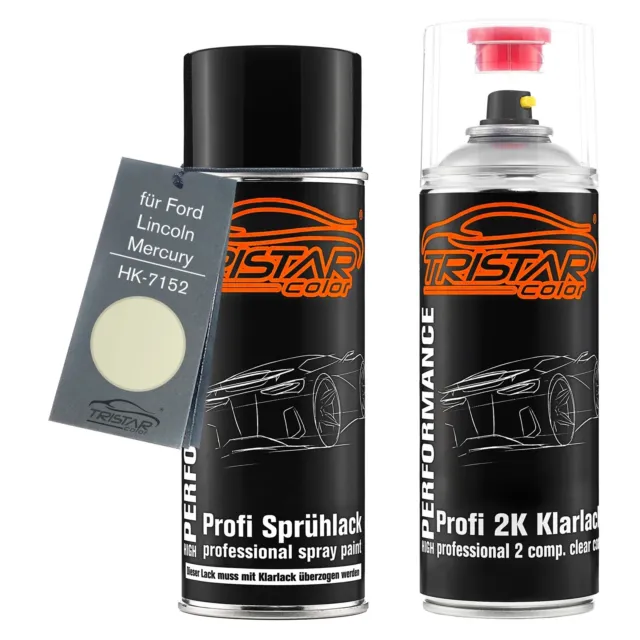 Autolack 2K Spraydosen Set für Ford Lincoln Mercury HK 7152 Lime Sorbet