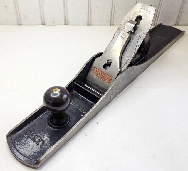 Vintage Stanley Bailey No. 7 Jointer Plane Corrugated Bottom Made in USA