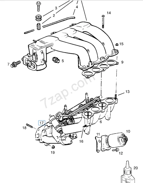 Vanne EGR Avec Joints Pour Opel Astra H/J, Corsa D, Meriva A/B, Zafira B - 1.7 CDTI 2006-2014