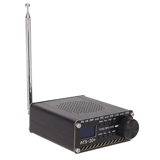 Récepteur Radio SDR Kioball ATS-20+ Plus V2 – Écran OLED 0,96" – FM/AM/SW/SSB – Rechargeable USB – 22 Bandes