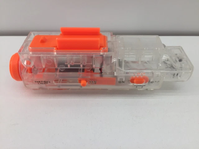 NERF Gun - Clear RECON CS-6 Laser Scope Light Tactical Red Dot Sight Batteries NERF Gun - Clear RECON CS-6 Laser Scope Light Tactical Red Dot Sight Batteries