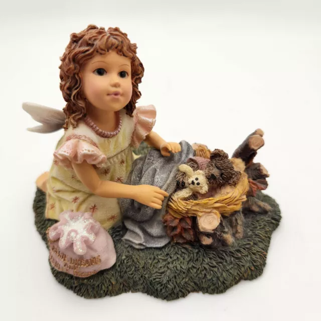 Boyds Bears Wee Folkstone Slumber Fairy Figurine 36008 Collection  Vintage 2000