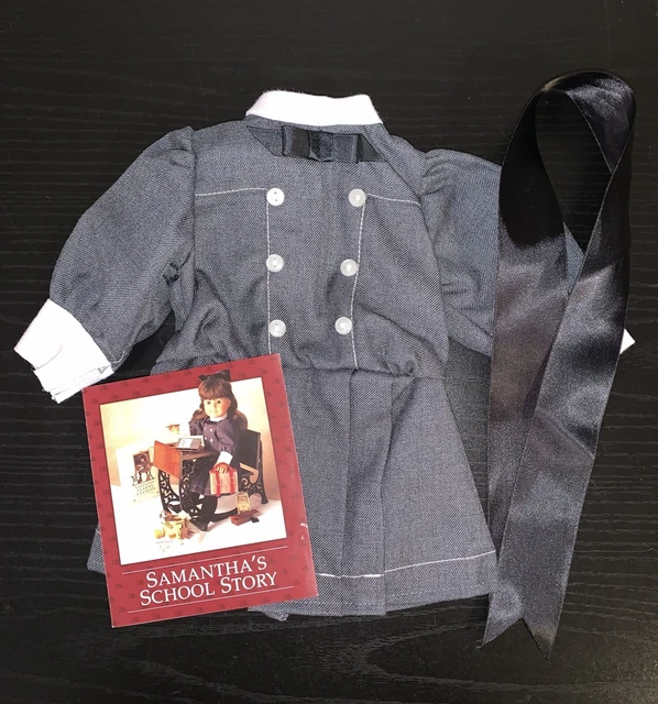 American Girl Doll Samantha’s School Story: Buster Brown Dress, Ribbon, Pamphlet