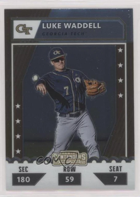 2021 Panini Elite Extra Edition College Tickets Optic Luke Waddell #CTO-LW